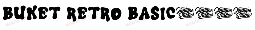 Buket Retro Basic字体转换